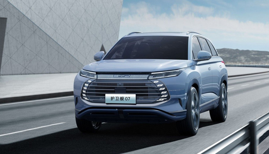 BYD Frigate 07 MID-Size Crossover SUV BYD Frigate 07 Plug-in Hybrid Electric Vehicle Phev Byd Corvette 07 EV Car