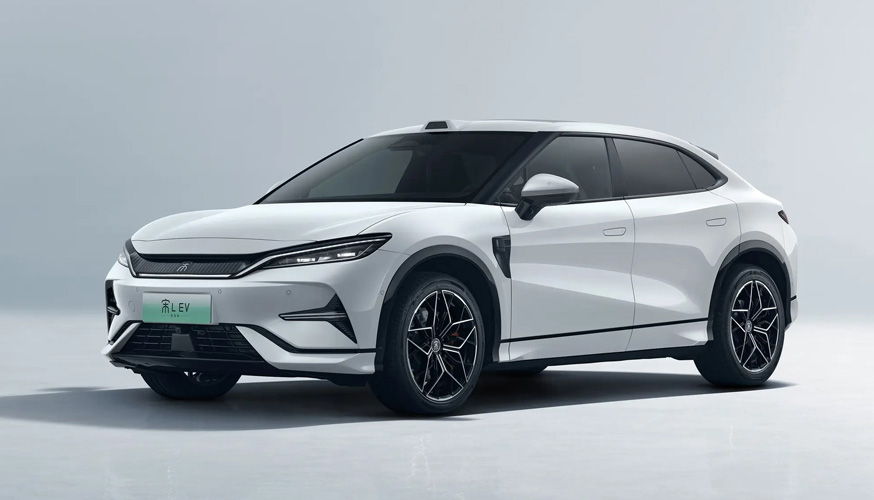 Hot Selling BYD Song L EV Battery Electric MID-Size Crossover SUV 550 Km Long Range 380 Kw Power Output Electric Car