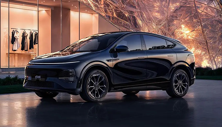 XPeng G6 Battery Electric Mid-size Crossover SUV 5-door Coupe SUV