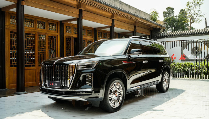 Hongqi Guoyao Luxury 4 Wheels 6 Seats Left Hand Drivecars