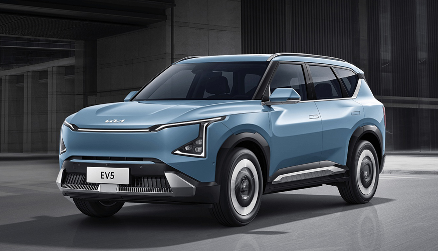 Kia EV5 Battery Electric Compact Crossover SUV Long Range EV SUV