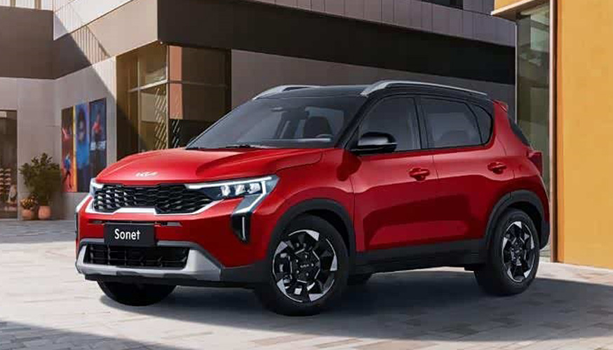 Kia Sonet Subcompact Crossover SUV FF Layout 5-door SUV